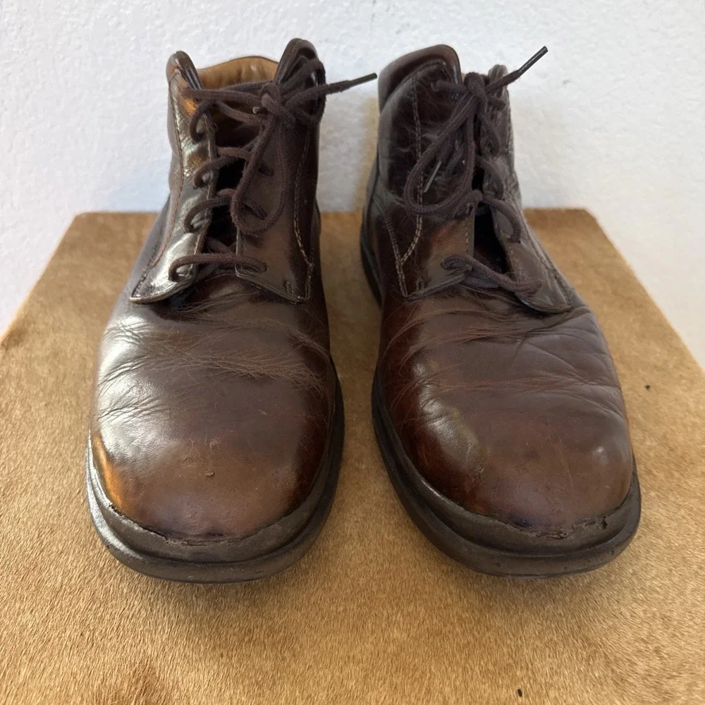 Red Wing‎ 8663  Lace Up Men's 11.5 Slip Resistance Work Boots Brown
